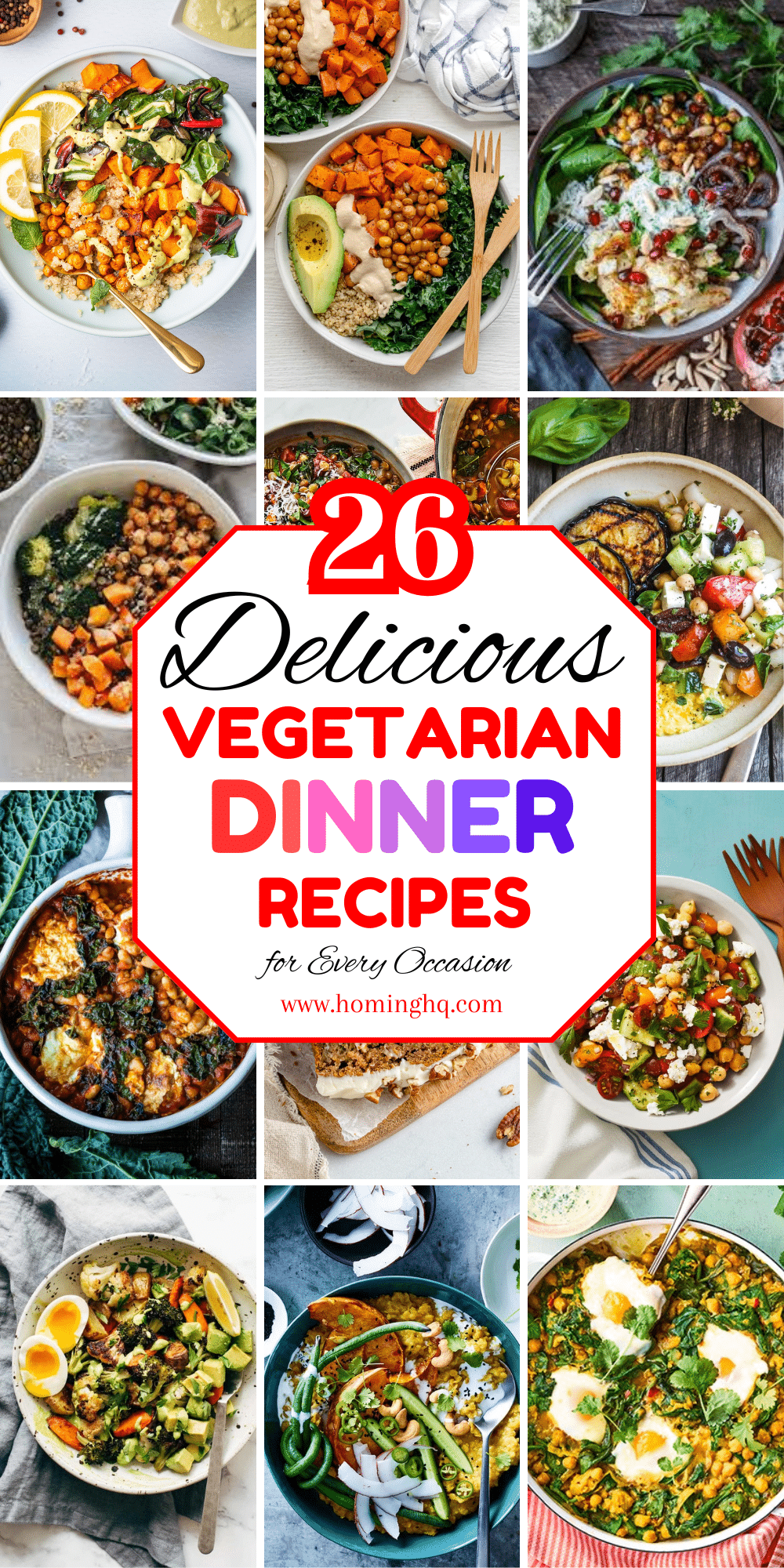 vegetarian dinner recipes