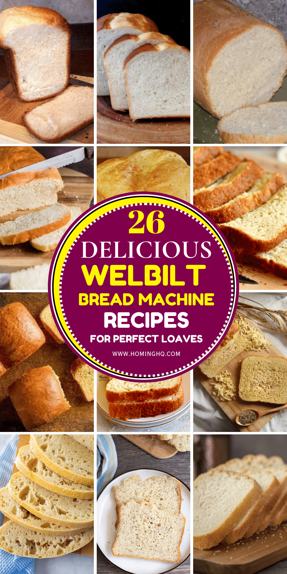 welbilt bread machine recipes