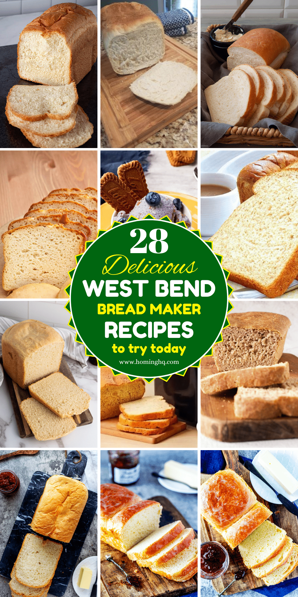 west bend bread maker recipes