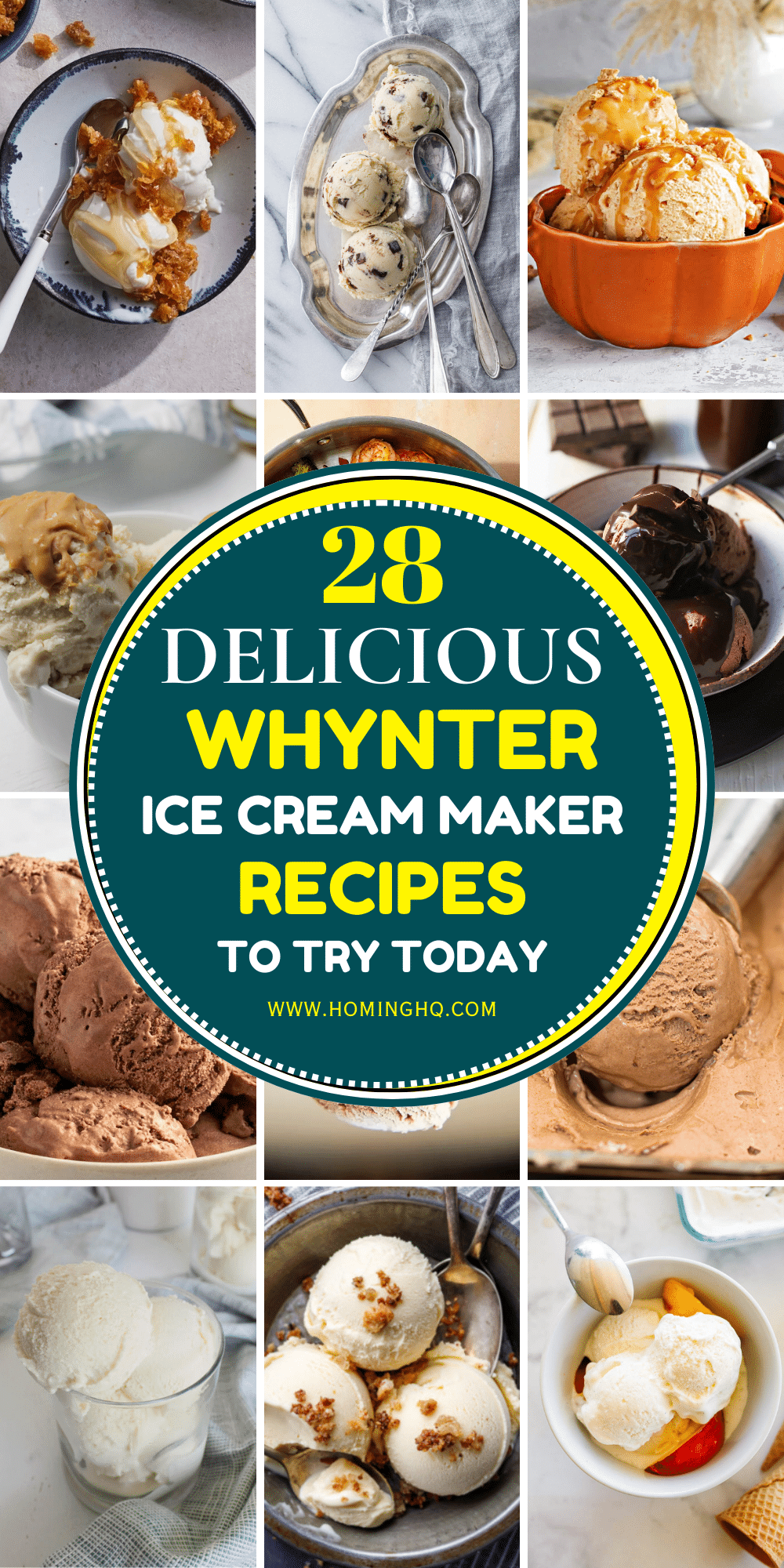 whynter ice cream maker recipes