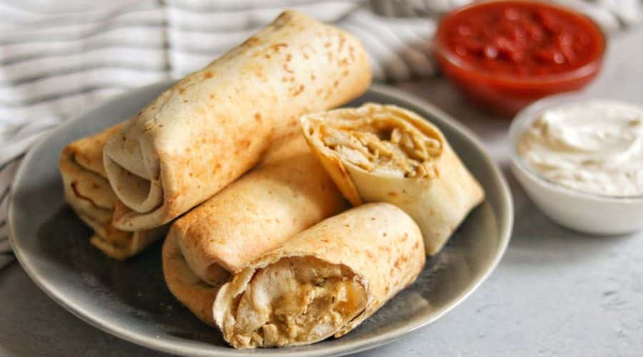 Air Fryer Chimichangas