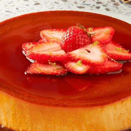 Air Fryer Flan