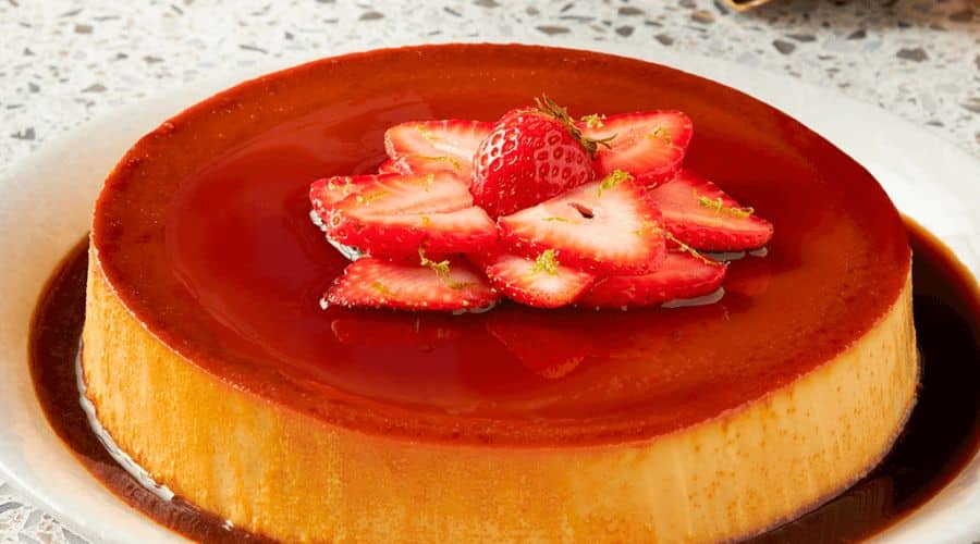 Air Fryer Flan