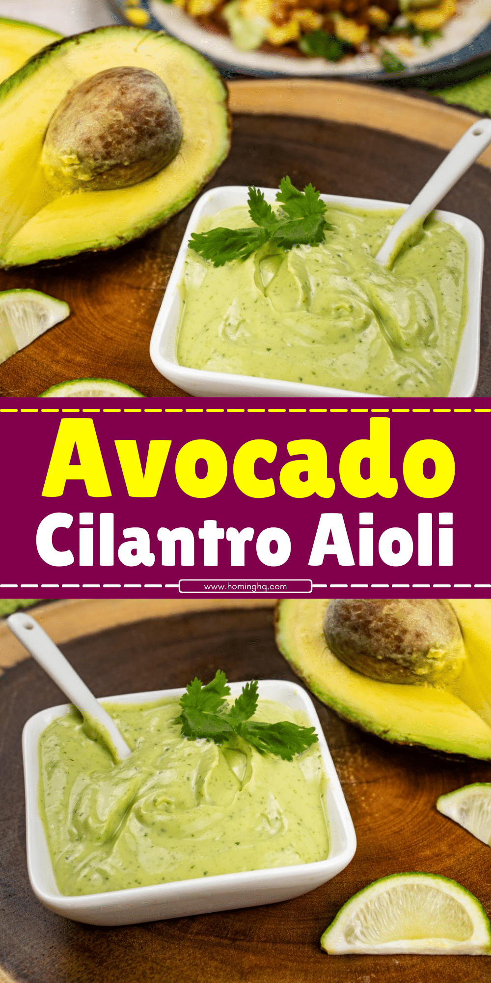 Avocado Cilantro Aioli