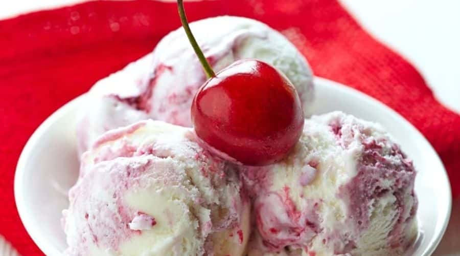 Cherry Almond Ice Cream (1)