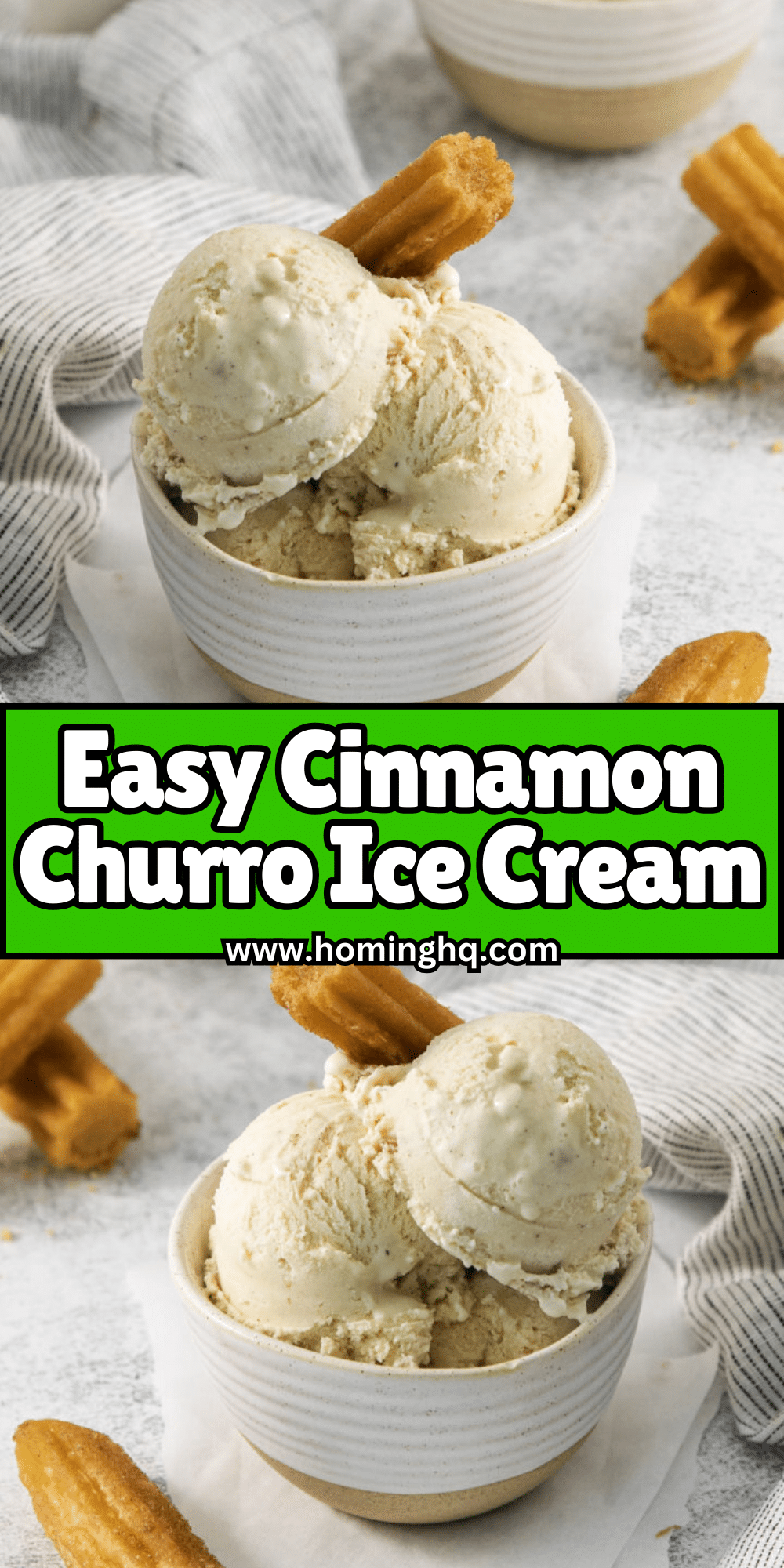 Cinnamon Churro Ice Cream