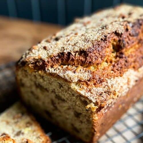 Gluten Free Banana Bread with Walnuts