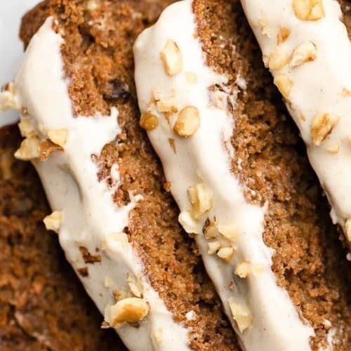 Gluten Free Carrot Cake Bread