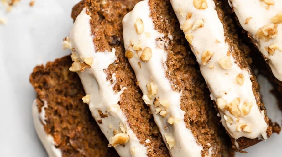 Gluten Free Carrot Cake Bread