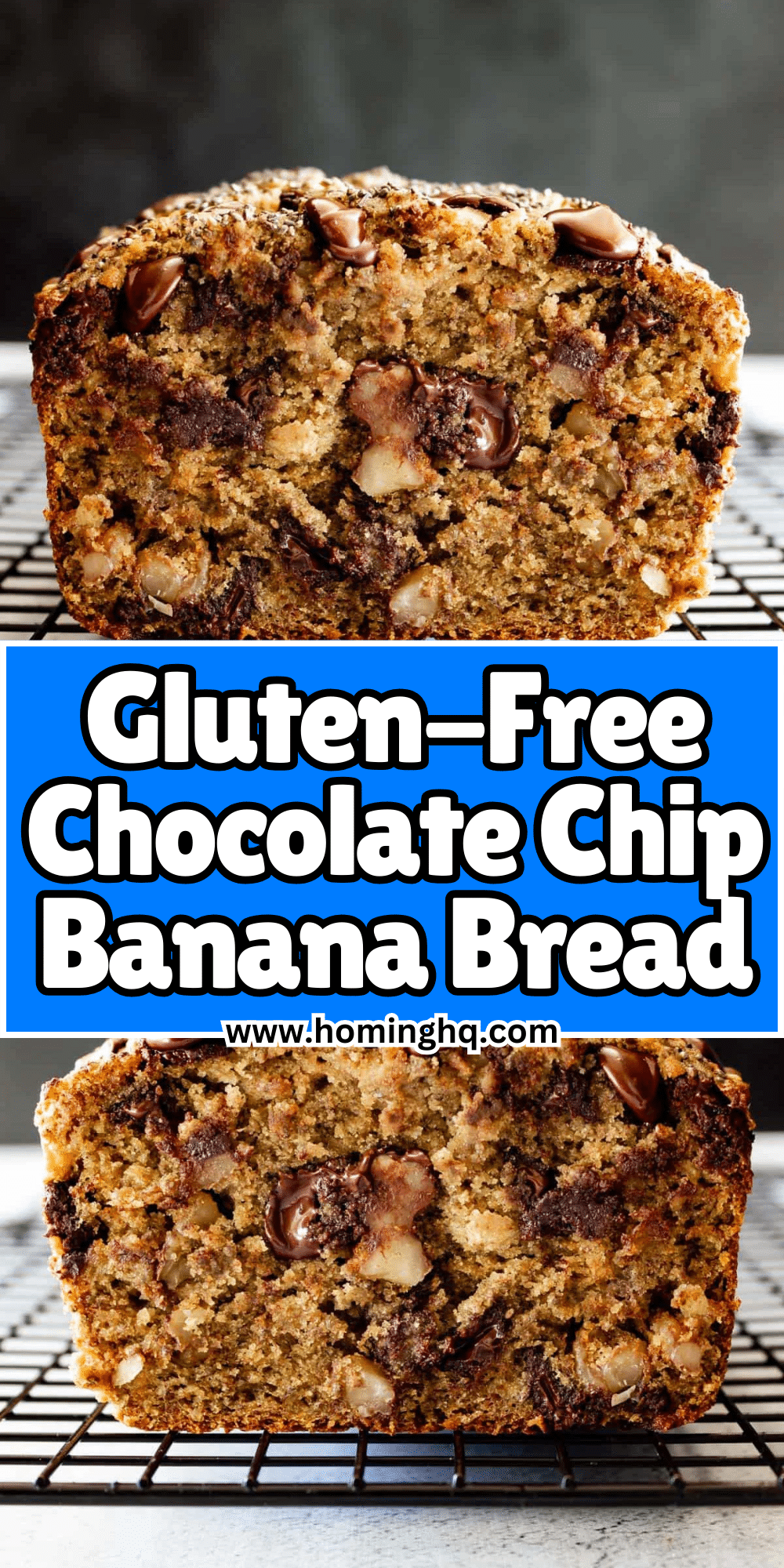 Gluten Free Chocolate Chip Banana Bread