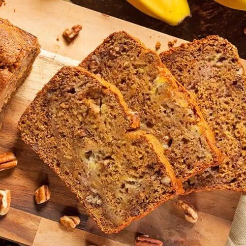 Gluten Free Coconut Flour Banana Bread