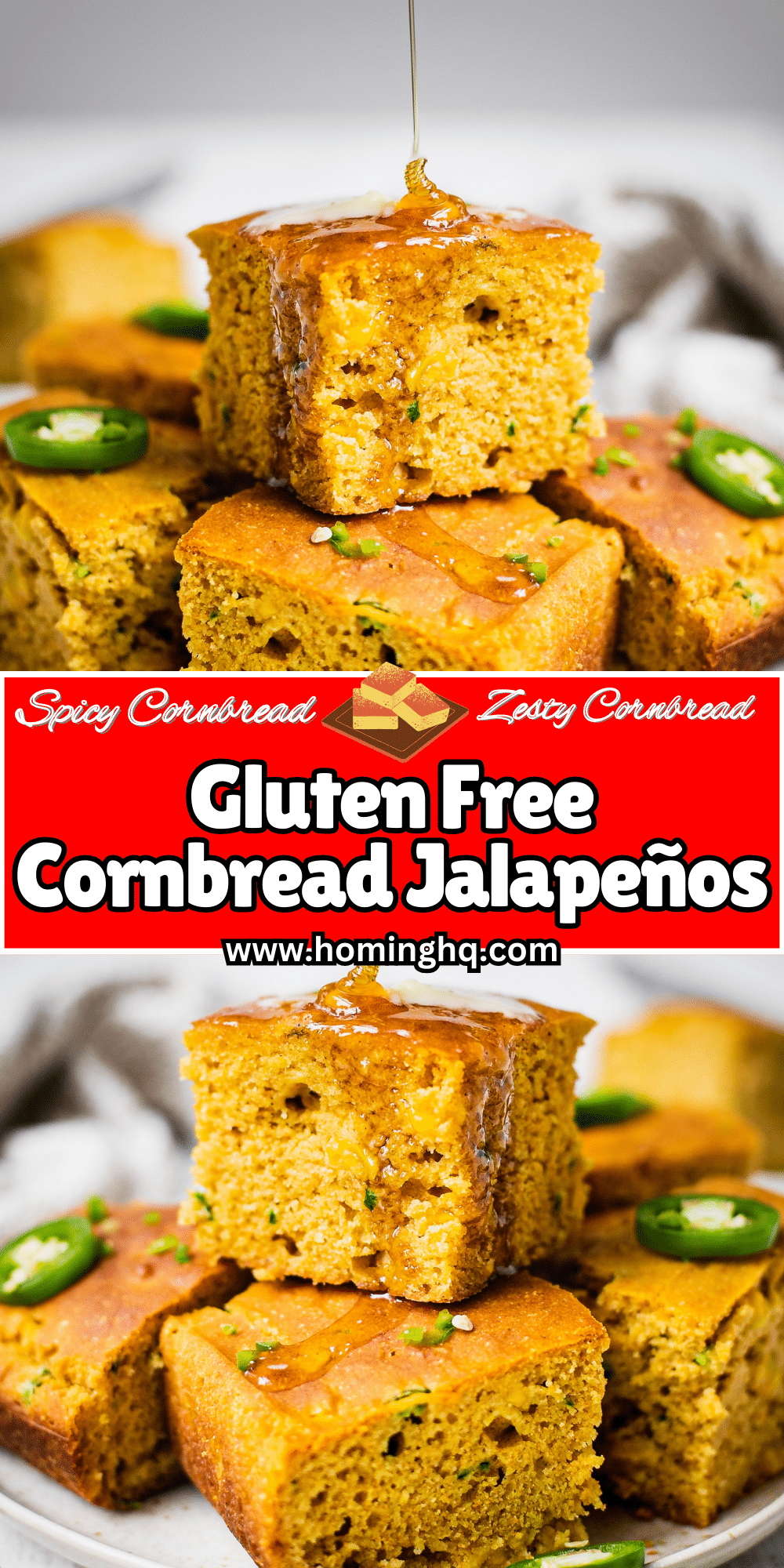 Gluten Free Cornbread with Jalapeños