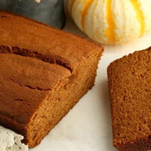 Gluten Free Pumpkin Spice Bread