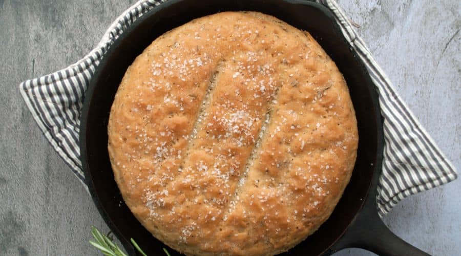 Gluten Free Rosemary Olive Oil Bread