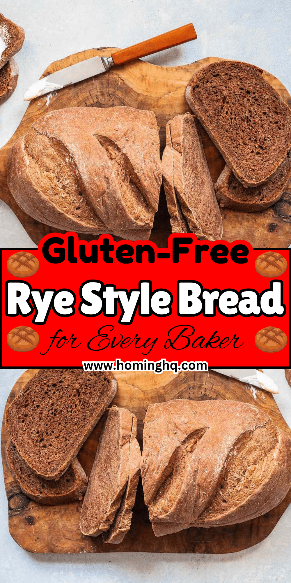 Gluten Free Rye Style Bread