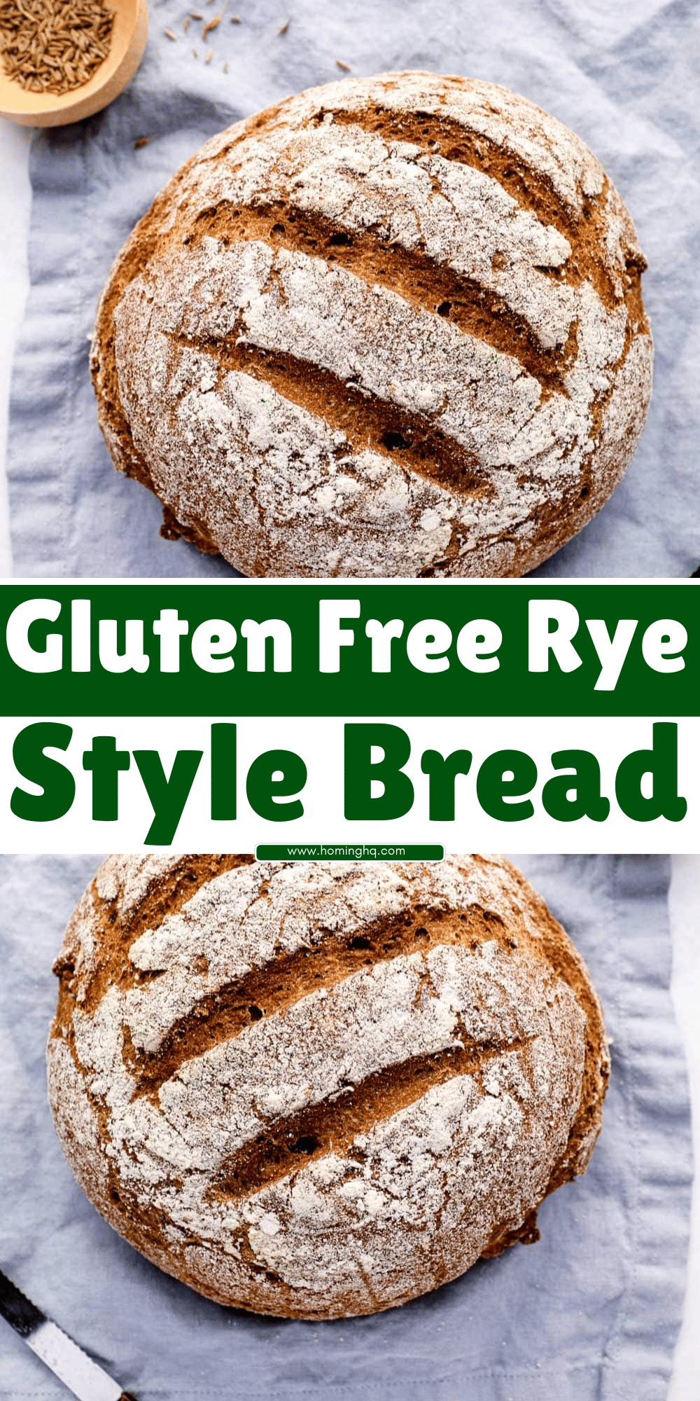 Gluten Free Rye Style Bread