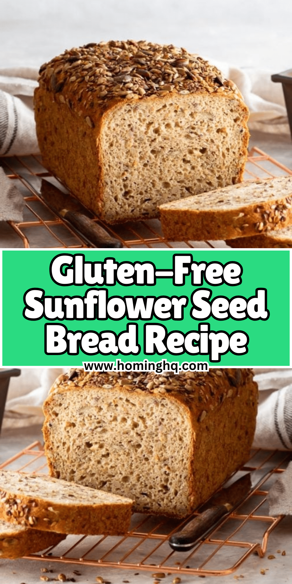 Gluten Free Sunflower Seed Bread (1)