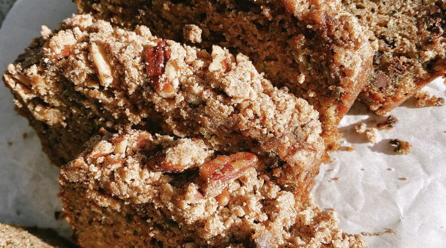 Gluten Free Zucchini Bread with Pecans