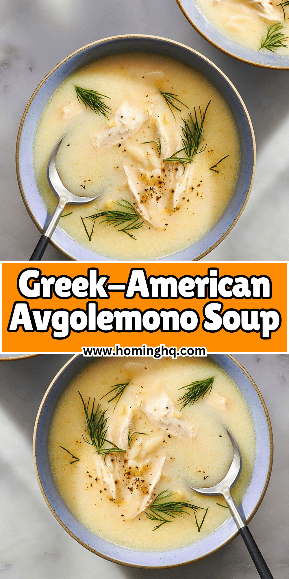 Greek American Avgolemono Soup