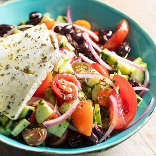 Greek American Horiatiki Salad