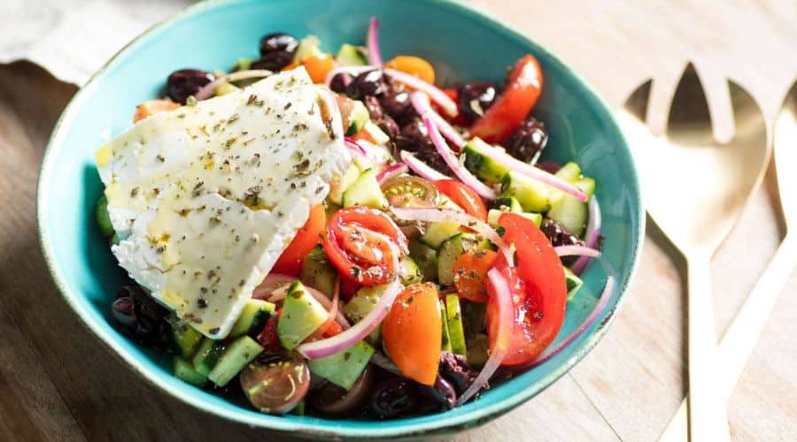 Greek American Horiatiki Salad