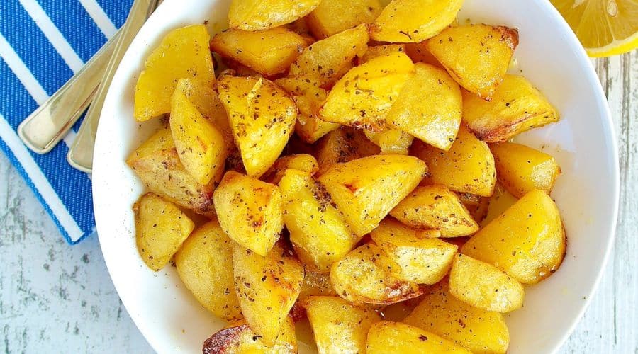 Greek American Lemon Potatoes