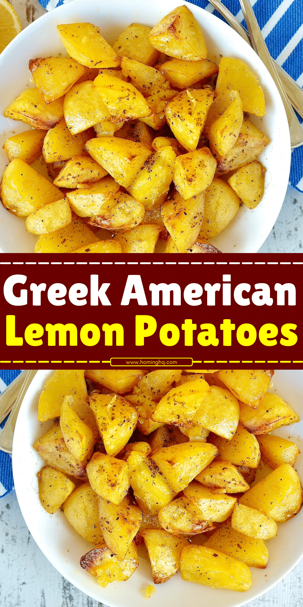 Greek American Lemon Potatoes