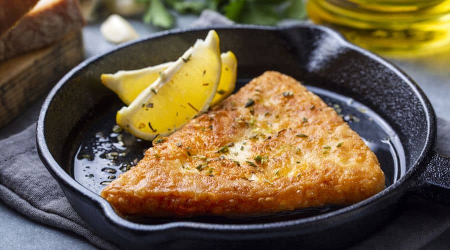 Greek American Saganaki