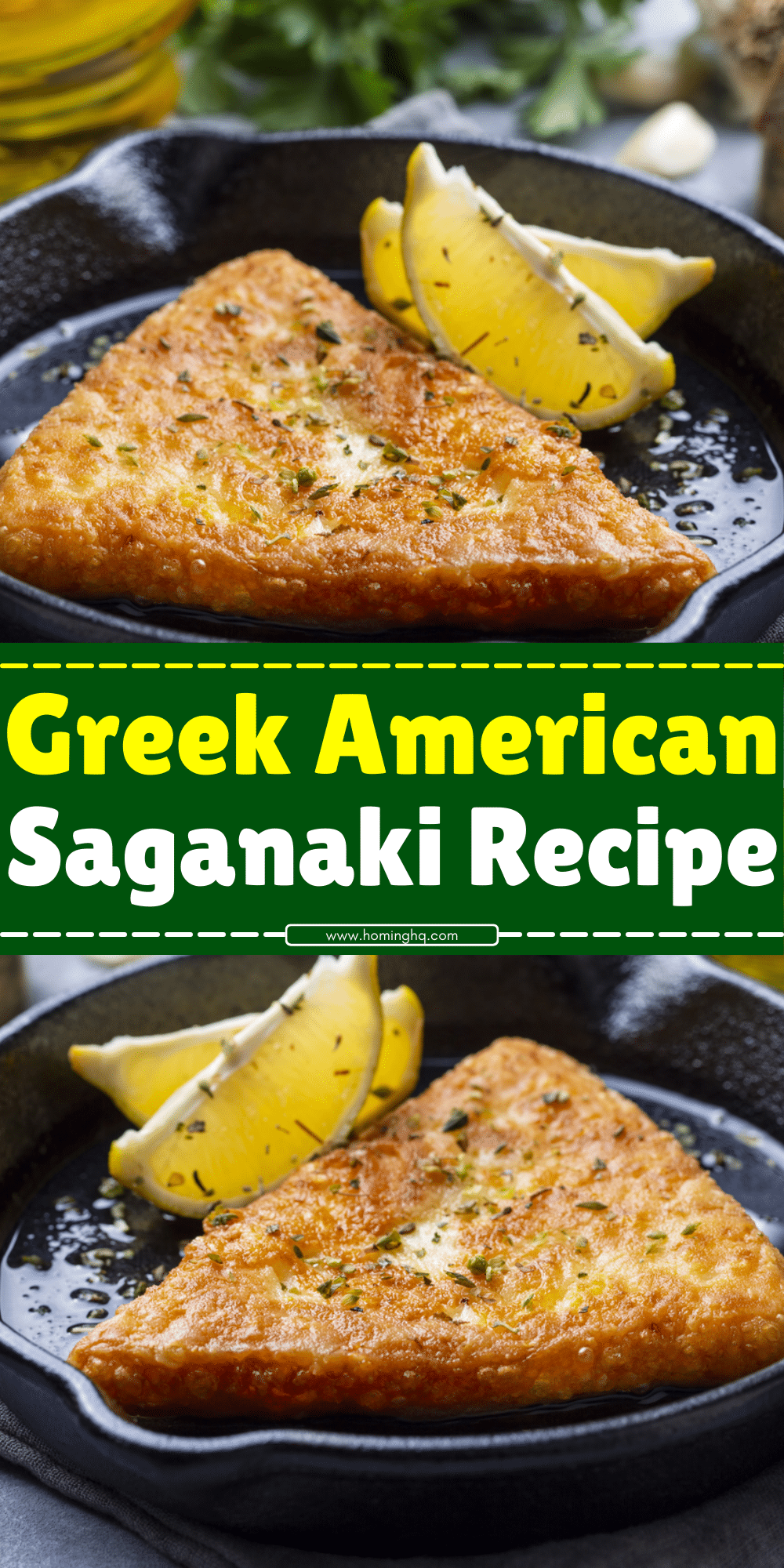 Greek American Saganaki