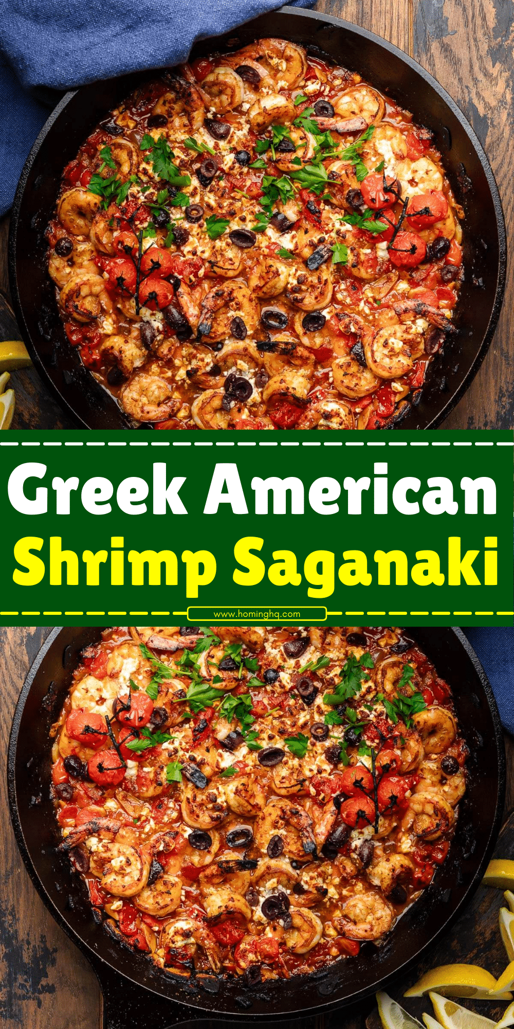 Greek American Shrimp Saganaki