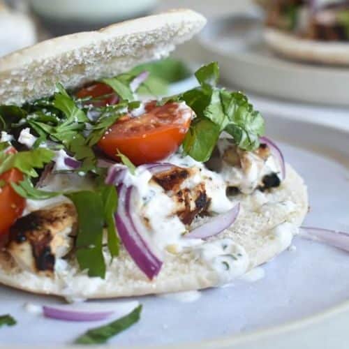 Greek American Souvlaki Pita