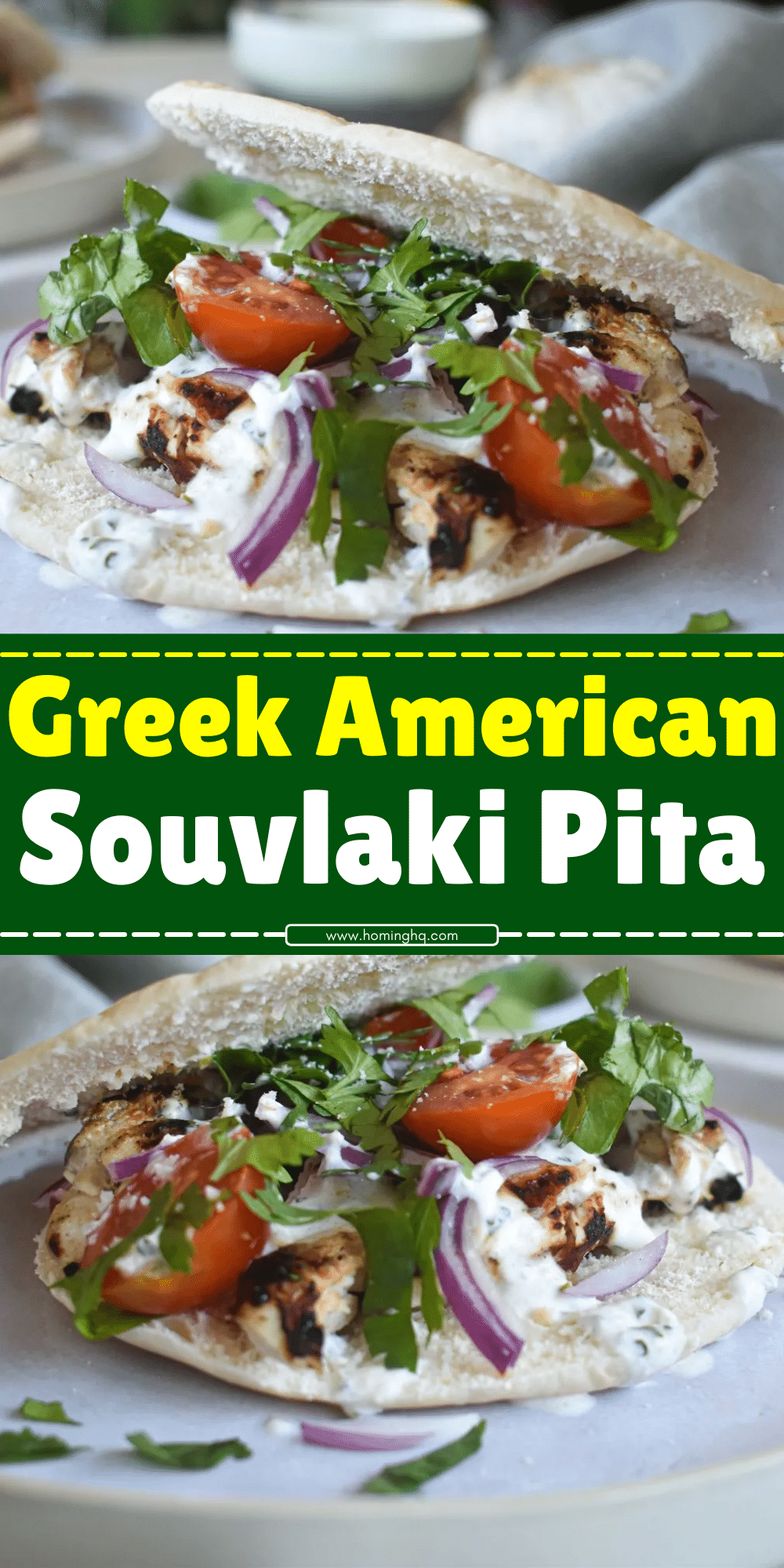 Greek American Souvlaki Pita