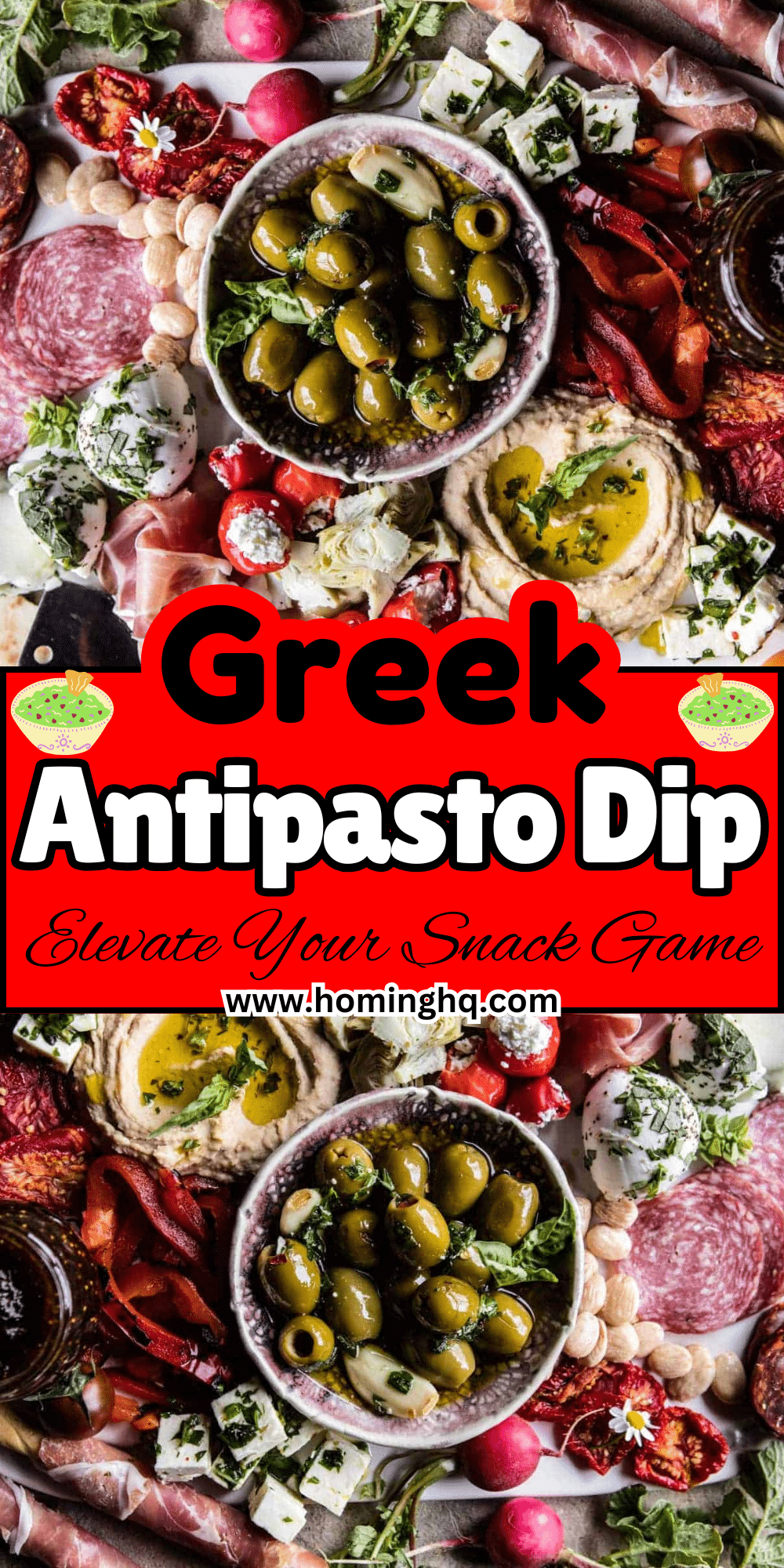 Greek Antipasto Dip