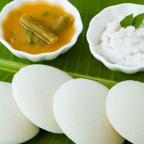 Idli with Sambar