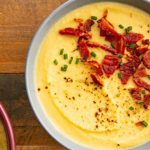 Keto Cauliflower Leek Soup