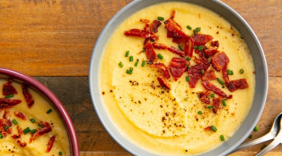 Keto Cauliflower Leek Soup