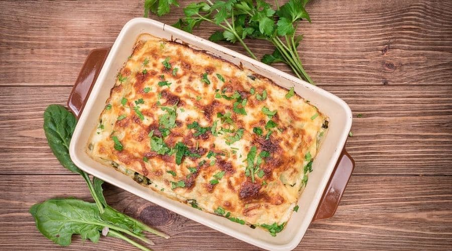 Keto Chicken Alfredo Casserole