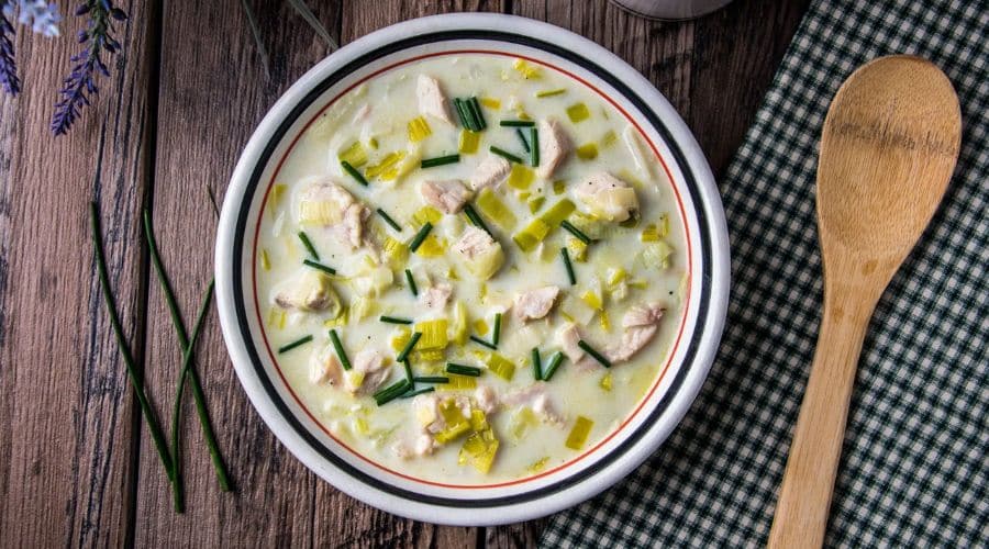 Keto Leek Soup