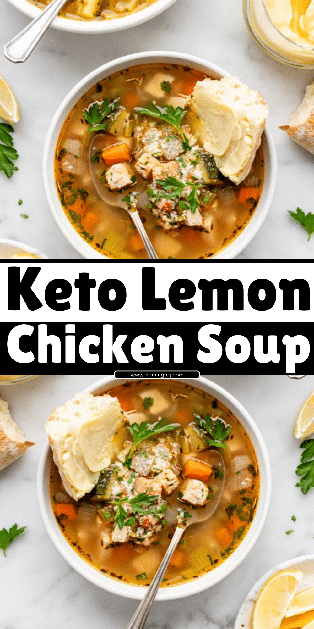 Keto Lemon Chicken Soup