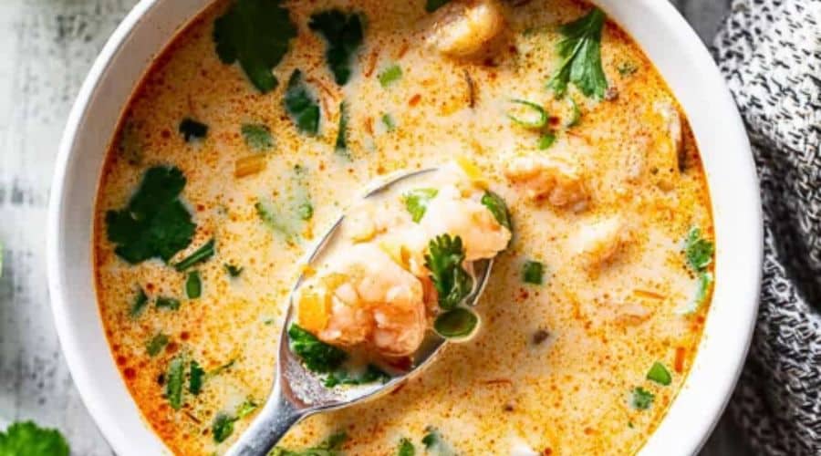 Keto Shrimp Soup