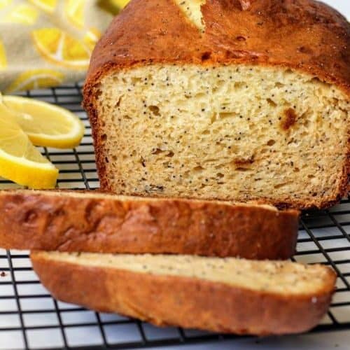 Lemon Poppy Seed Gluten Free Bread