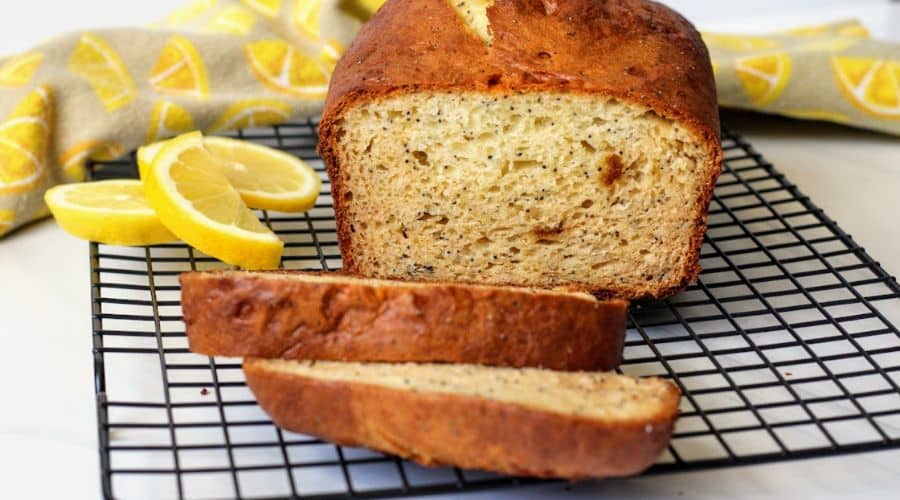 Lemon Poppy Seed Gluten Free Bread