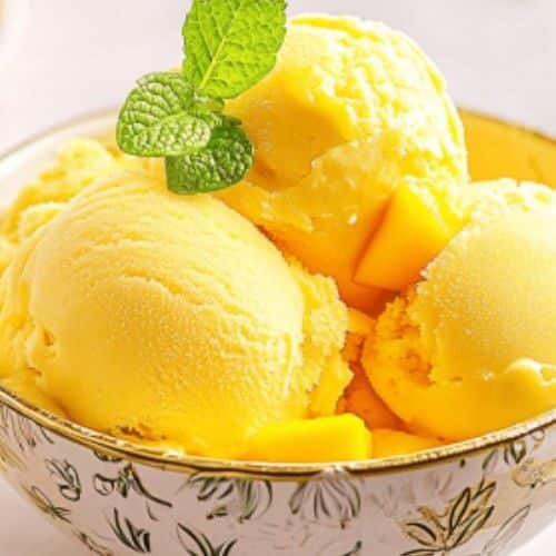 Mango Coconut Ice Cream