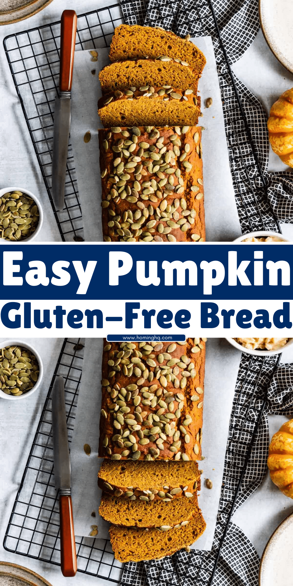 Pumpkin Gluten Free Bread