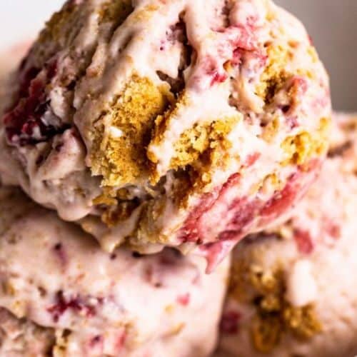 Strawberry Cheesecake Swirl Ice Cream