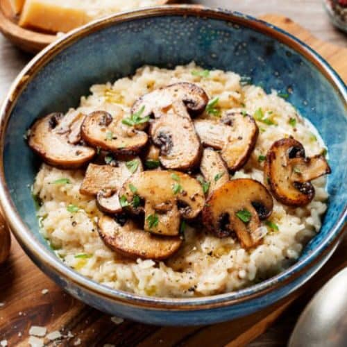 Vegan Mushroom Risotto