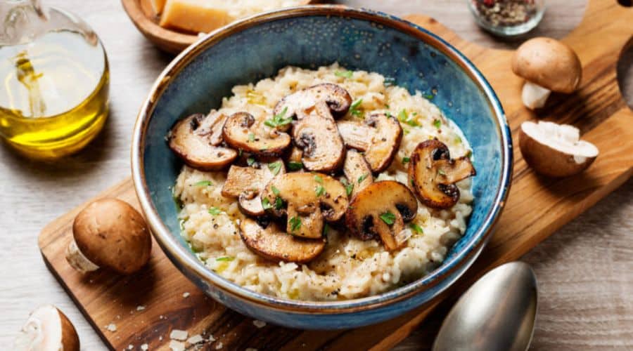 Vegan Mushroom Risotto