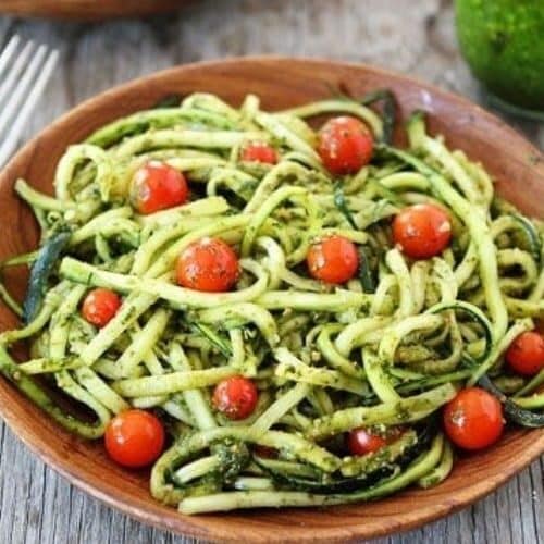 Zucchini Noodles with Pesto