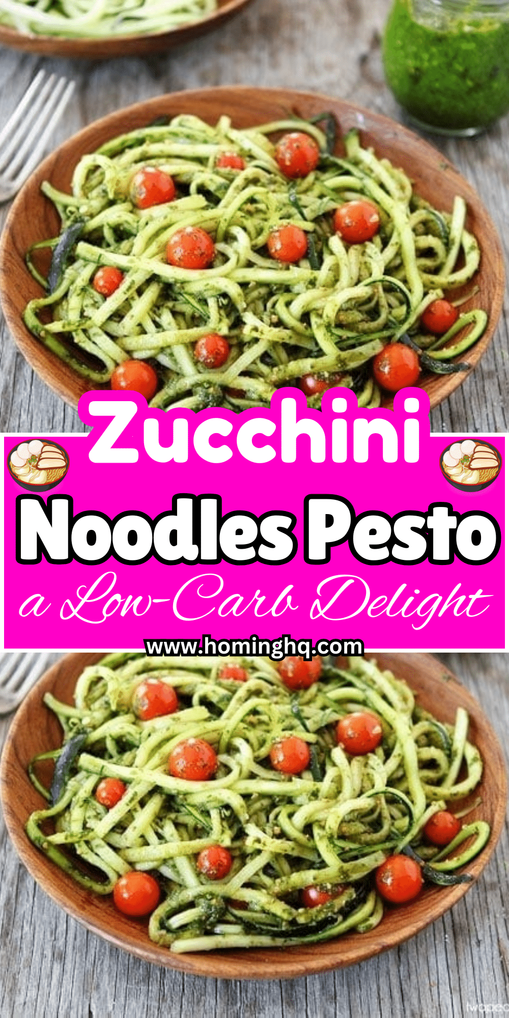 Zucchini Noodles with Pesto